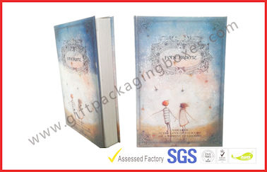 Personalized Paper Gift Packaging Box, Uv Coating / Foil Stamping Book Shape Rigid Gift Boxes