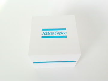 Custom Square Rigid Gift Boxes With Lid, Promotional Electronics Packaging Box With Sponge Tray