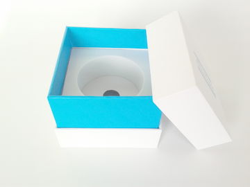 Custom Square Rigid Gift Boxes With Lid, Promotional Electronics Packaging Box With Sponge Tray