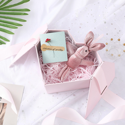 Ins Qixi Valentine'S Gift Box Bow Flower Box Lipstick Perfume Birthday Gift Box