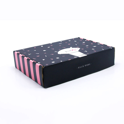 Customized Corrugated Paper Box High Grade Makeup Flap Packaging Box