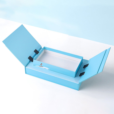 High end double door gift box, custom flip automatic lifting gift box, universal packaging box, magnetic book box