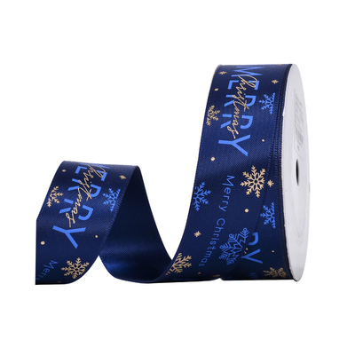 Customized Christmas Packaging Knot Decoration Gift Box Packaging Ribbon Christmas Ribbon Customization