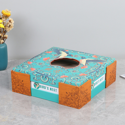 Custom bird's nest exquisite packaging gift box Heaven and earth cover gift box high-grade hand gift box