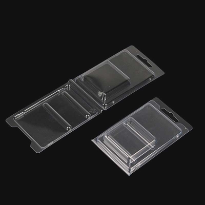 Blister packaging box transparent inner pvc custom folded plastic double bubble Shell packaging