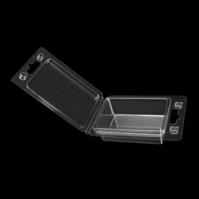 Blister packaging box transparent inner pvc custom folded plastic double bubble Shell packaging