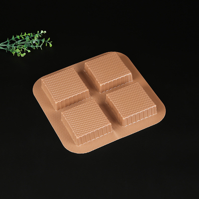 pet inner golden blister tray custom Mid-Autumn moon cake gift box plastic bottom blister box custom
