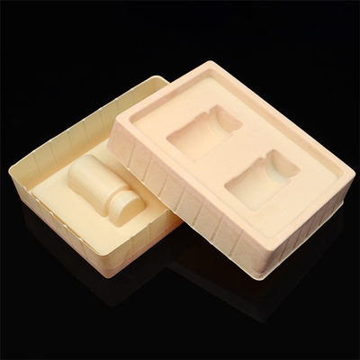 Custom pvc box flocking blister inner cosmetic packaging plastic blister tray