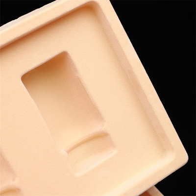 Custom pvc box flocking blister inner cosmetic packaging plastic blister tray