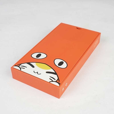 Customized mobile phone case packaging box Orange Cat series packaging box toughened film packaging box customized