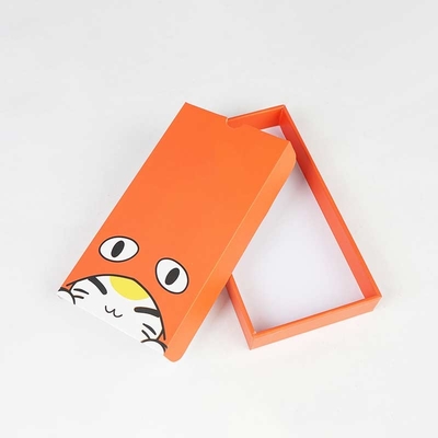 Customized mobile phone case packaging box Orange Cat series packaging box toughened film packaging box customized