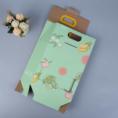 Custom hand-held paper bag flap gift bag Creative hand-held corrugated box hand-held paper bag printing
