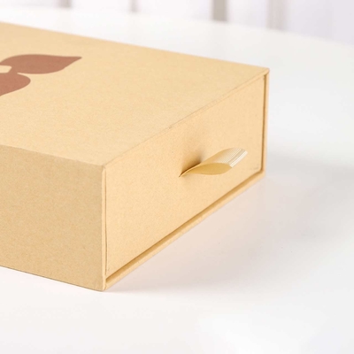 Custom kraft paper crafts gift box Belt packing box Silk scarf packing box drawer gift box