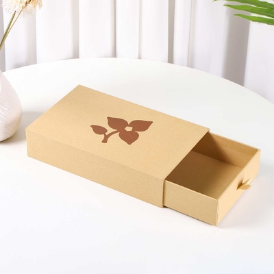 Custom kraft paper crafts gift box Belt packing box Silk scarf packing box drawer gift box
