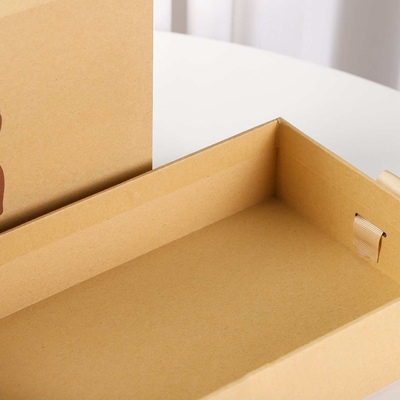 Custom kraft paper crafts gift box Belt packing box Silk scarf packing box drawer gift box