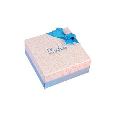 Custom bow small gift box box cover birthday gift box square universal packaging gift box