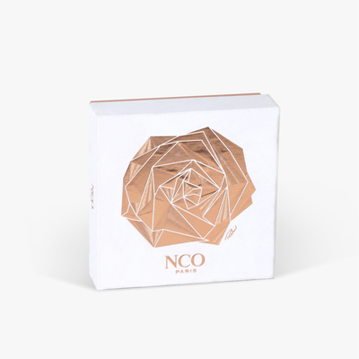 Hollow perfume packaging gift box pressed texture high-grade gift cover packaging box customization