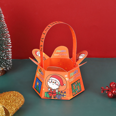 Christmas Apple hand box Christmas Eve holiday gift packaging portable Christmas fruit gift box customization