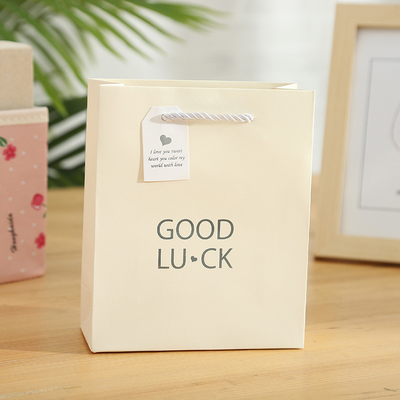Birthday gift bag with hand-made paper bag perfume lipstick gift bag small Christmas bag