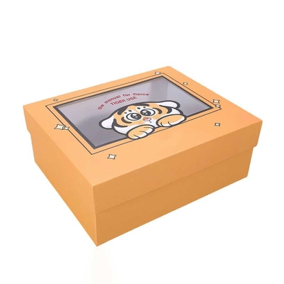 Heaven and earth cover window gift box customized visual shirt stationery birthday gift box square packing box