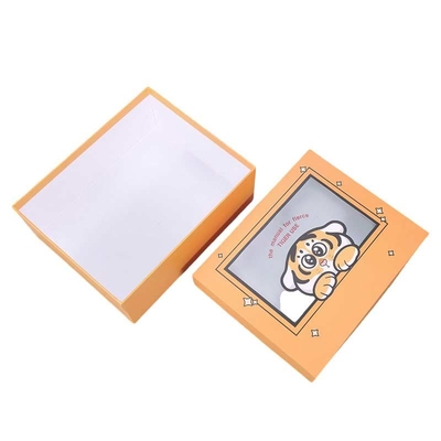 Heaven and earth cover window gift box customized visual shirt stationery birthday gift box square packing box