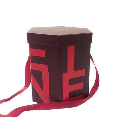 Hand gift packaging box Universal Christmas gift box Valentine gift box Perfume hexagonal box customization