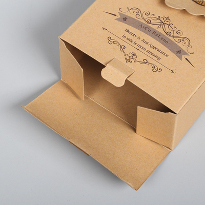 Custom kraft paper candy box personality black cardboard hollowed window box custom