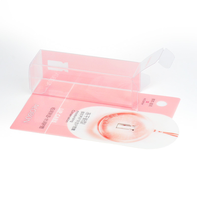 Lip balm blister hot seal paper card printing inner plate transparent PET PVC hot pressure blister box customization