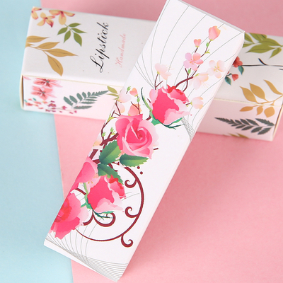 Lipstick box packaging box customized single lipstick cosmetic color box packaging box gift box