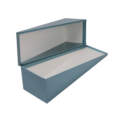 Custom inclined triangle clamshell hardcover box special-shaped hardcover box Red wine hardcover box foreign wine box