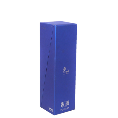 Custom inclined triangle clamshell wine box special-shaped hardcover box red wine hardcover box