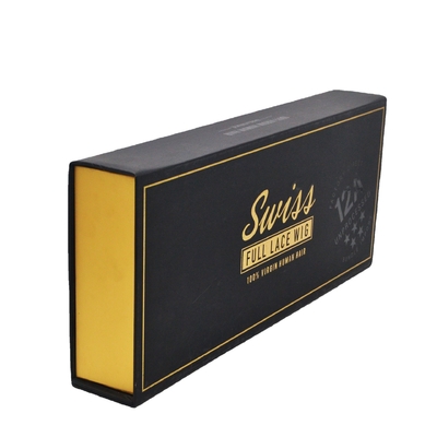 Clamshell cosmetics gift box paper box custom Europe and America rectangular wig box empty box custom printing